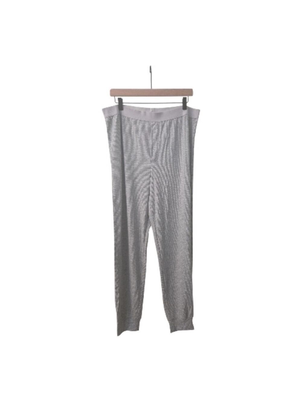Wondershop Men's Gray Waffle Knit Thermal Sleep Pants Large